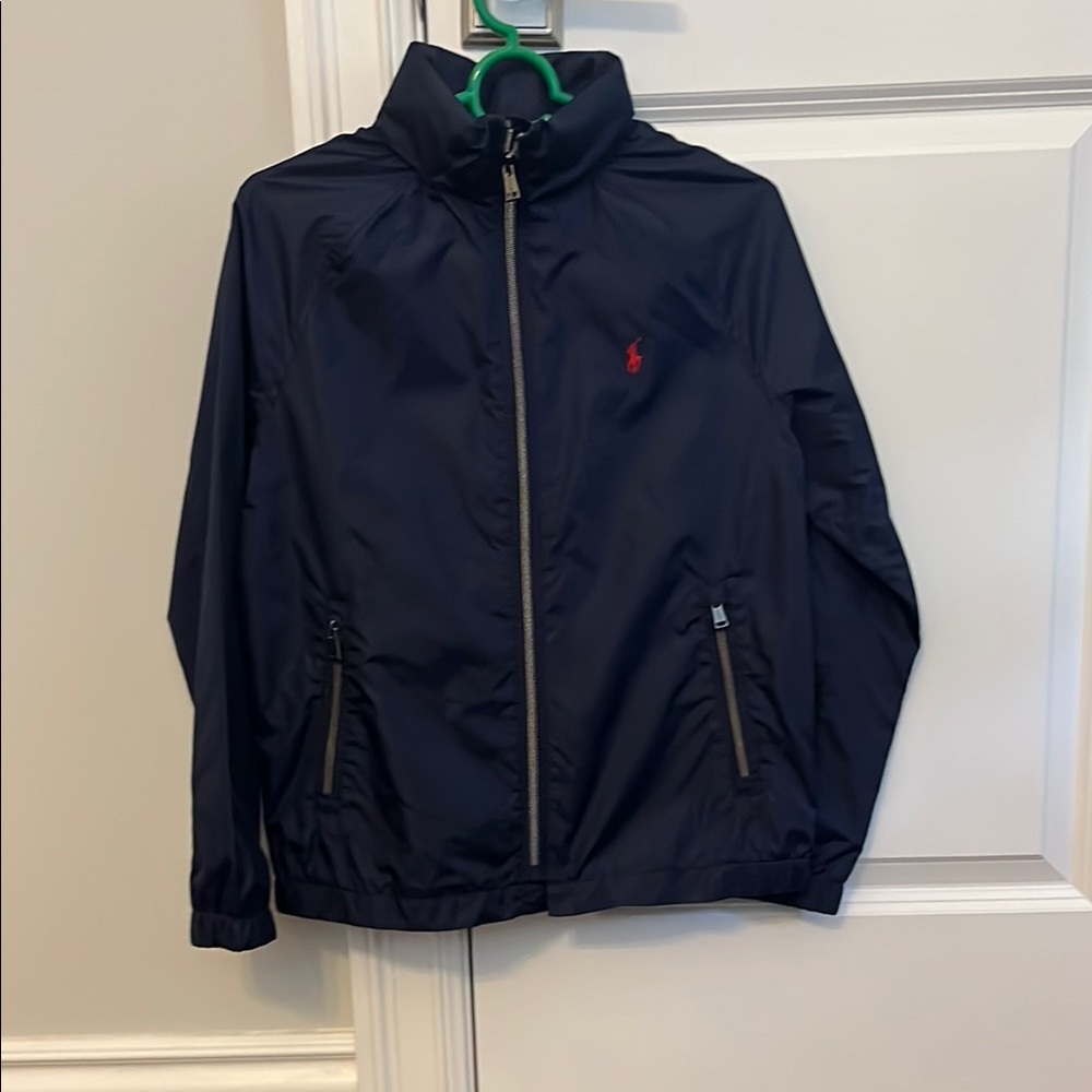 Polo by Ralph Lauren Blue Raincoat Lightweight Water-Resistant
